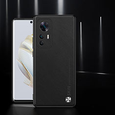 Xiaomi Mi 12T 5G用ケース 高級感 手触り良いレザー柄 S03 Xiaomi ブラック