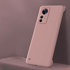 Xiaomi Mi 12T 5G用ハードケース プラスチック 質感もマット カバー YK5 Xiaomi ピンク