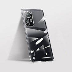 Xiaomi Mi 12X 5G用ハードカバー クリスタル クリア透明 H01 Xiaomi シルバー