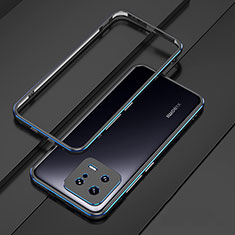 Xiaomi Mi 13 5G用ケース 高級感 手触り良い アルミメタル 製の金属製 バンパー カバー Xiaomi ネイビー・ブラック