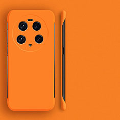 Xiaomi Mi 13 Ultra 5G用ハードケース プラスチック 質感もマット フレームレス カバー P01 Xiaomi オレンジ