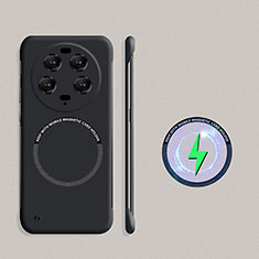 Xiaomi Mi 13 Ultra 5G用ハードケース プラスチック 質感もマット フレームレス カバー Mag-Safe 磁気 Magnetic Xiaomi ブラック