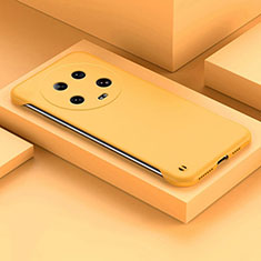 Xiaomi Mi 13 Ultra 5G用ハードケース プラスチック 質感もマット フレームレス カバー Xiaomi イエロー