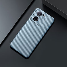 Xiaomi Mi 13T 5G用ハードケース プラスチック 質感もマット ツイル カバー Xiaomi ブルー