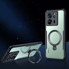 Xiaomi Mi 13T 5G用極薄ソフトケース シリコンケース 耐衝撃 全面保護 クリア透明 カバー Mag-Safe 磁気 Magnetic Xiaomi ブラック