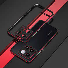 Xiaomi Mi 14 5G用ケース 高級感 手触り良い アルミメタル 製の金属製 バンパー カバー Xiaomi レッド