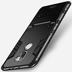 Xiaomi Mi 5S Plus用ハイブリットバンパーケース スタンド プラスチック 兼シリコーン Xiaomi ブラック