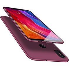 Xiaomi Mi 8用極薄ソフトケース シリコンケース 耐衝撃 全面保護 S05 Xiaomi パープル