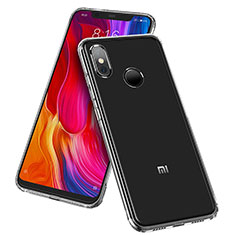 Xiaomi Mi 8用極薄ソフトケース シリコンケース 耐衝撃 全面保護 クリア透明 T07 Xiaomi クリア