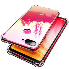 Xiaomi Mi 8 Lite用極薄ソフトケース シリコンケース 耐衝撃 全面保護 クリア透明 カバー Xiaomi クリア