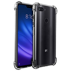 Xiaomi Mi 8 Lite用極薄ソフトケース シリコンケース 耐衝撃 全面保護 クリア透明 T08 Xiaomi クリア