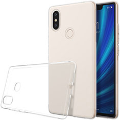 Xiaomi Mi 8 SE用極薄ソフトケース シリコンケース 耐衝撃 全面保護 クリア透明 T03 Xiaomi クリア