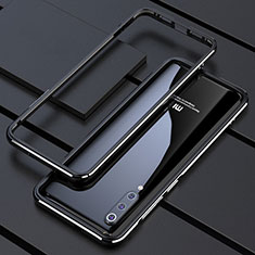 Xiaomi Mi 9 Lite用ケース 高級感 手触り良い アルミメタル 製の金属製 バンパー カバー Xiaomi ブラック