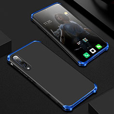 Xiaomi Mi 9 Lite用ケース 高級感 手触り良い アルミメタル 製の金属製 カバー Xiaomi ネイビー・ブラック