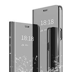Xiaomi Mi 9 Lite用手帳型 レザーケース スタンド 鏡面 カバー Xiaomi ブラック