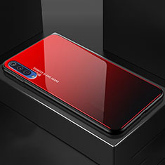 Xiaomi Mi 9 Pro用ハイブリットバンパーケース プラスチック 鏡面 虹 グラデーション 勾配色 カバー Xiaomi レッド