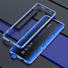 Xiaomi Mi 9T用ケース 高級感 手触り良い アルミメタル 製の金属製 バンパー カバー Xiaomi ネイビー