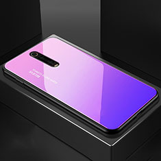 Xiaomi Mi 9T用ハイブリットバンパーケース プラスチック 鏡面 カバー Xiaomi ピンク