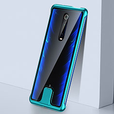 Xiaomi Mi 9T Pro用ケース 高級感 手触り良い アルミメタル 製の金属製 360度 フルカバーバンパー 鏡面 カバー T05 Xiaomi グリーン