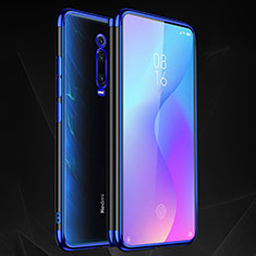 Xiaomi Mi 9T Pro用極薄ソフトケース シリコンケース 耐衝撃 全面保護 クリア透明 S02 Xiaomi ネイビー