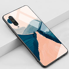 Xiaomi Mi A3用ハイブリットバンパーケース プラスチック 鏡面 花 カバー K04 Xiaomi オレンジ