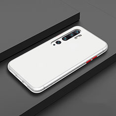 Xiaomi Mi Note 10用ハイブリットバンパーケース プラスチック 兼シリコーン カバー D01 Xiaomi ホワイト