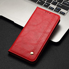 Xiaomi Mi Note 10用手帳型 レザーケース スタンド カバー T11 Xiaomi レッド