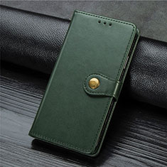 Xiaomi Mi Note 10 Lite用手帳型 レザーケース スタンド カバー L01 Xiaomi グリーン
