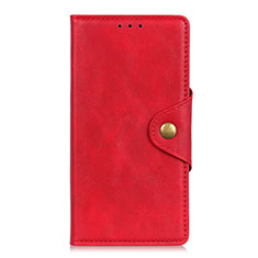 Xiaomi Mi Note 10 Lite用手帳型 レザーケース スタンド カバー L07 Xiaomi レッド