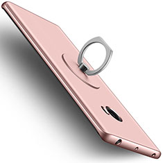 Xiaomi Mi Note 2用ハードケース プラスチック 質感もマット アンド指輪 Xiaomi ローズゴールド