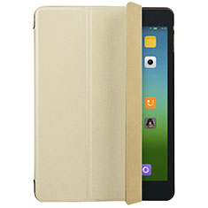 Xiaomi Mi Pad 3用手帳型 レザーケース スタンド Xiaomi ゴールド