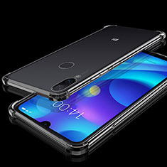 Xiaomi Mi Play 4G用極薄ソフトケース シリコンケース 耐衝撃 全面保護 クリア透明 H02 Xiaomi ブラック