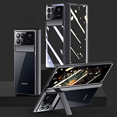 Xiaomi Mix Fold 3 5G用ハードケース プラスチック 質感もマット 前面と背面 360度 フルカバー P03 Xiaomi ブラック