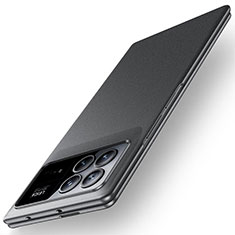 Xiaomi Mix Fold 3 5G用ハードケース プラスチック 質感もマット 前面と背面 360度 フルカバー YK1 Xiaomi ブラック