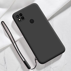 Xiaomi POCO C3用360度 フルカバー極薄ソフトケース シリコンケース 耐衝撃 全面保護 バンパー YK3 Xiaomi ブラック