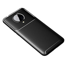 Xiaomi Poco F2 Pro用シリコンケース ソフトタッチラバー ツイル カバー Y01 Xiaomi ブラック