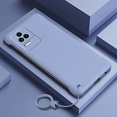 Xiaomi Poco F4 5G用ハードケース プラスチック 質感もマット カバー YK8 Xiaomi ラベンダーグレー