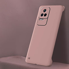 Xiaomi Poco F4 5G用ハードケース プラスチック 質感もマット カバー YK5 Xiaomi ピンク