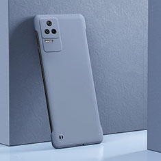 Xiaomi Poco F4 5G用ハードケース プラスチック 質感もマット カバー YK6 Xiaomi ラベンダーグレー