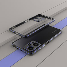 Xiaomi Poco F5 5G用ケース 高級感 手触り良い アルミメタル 製の金属製 バンパー カバー Xiaomi ネイビー・ブラック