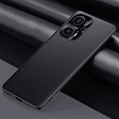 Xiaomi Poco F5 5G用ケース 高級感 手触り良いレザー柄 QK1 Xiaomi ブラック
