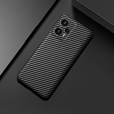 Xiaomi Poco F5 5G用ハードケース プラスチック 質感もマット ツイル カバー Xiaomi ブラック