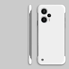 Xiaomi Poco F5 5G用ハードケース プラスチック 質感もマット フレームレス カバー Xiaomi ホワイト
