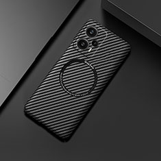 Xiaomi Poco F5 5G用ハードケース プラスチック 質感もマット ツイル カバー Mag-Safe 磁気 Magnetic Xiaomi ブラック