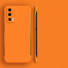 Xiaomi Poco F5 Pro 5G用ハードケース プラスチック 質感もマット カバー YK4 Xiaomi オレンジ