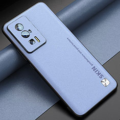 Xiaomi Poco F5 Pro 5G用ケース 高級感 手触り良いレザー柄 S03 Xiaomi ライトブルー