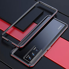 Xiaomi Poco F5 Pro 5G用ケース 高級感 手触り良い アルミメタル 製の金属製 バンパー カバー Xiaomi レッド・ブラック