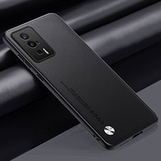 Xiaomi Poco F5 Pro 5G用ケース 高級感 手触り良いレザー柄 S01 Xiaomi ブラック