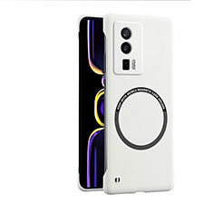 Xiaomi Poco F5 Pro 5G用ハードケース プラスチック 質感もマット カバー Mag-Safe 磁気 Magnetic Xiaomi ホワイト