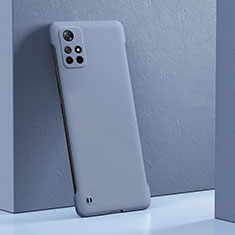 Xiaomi Poco M4 Pro 5G用ハードケース プラスチック 質感もマット カバー YK5 Xiaomi ラベンダーグレー
